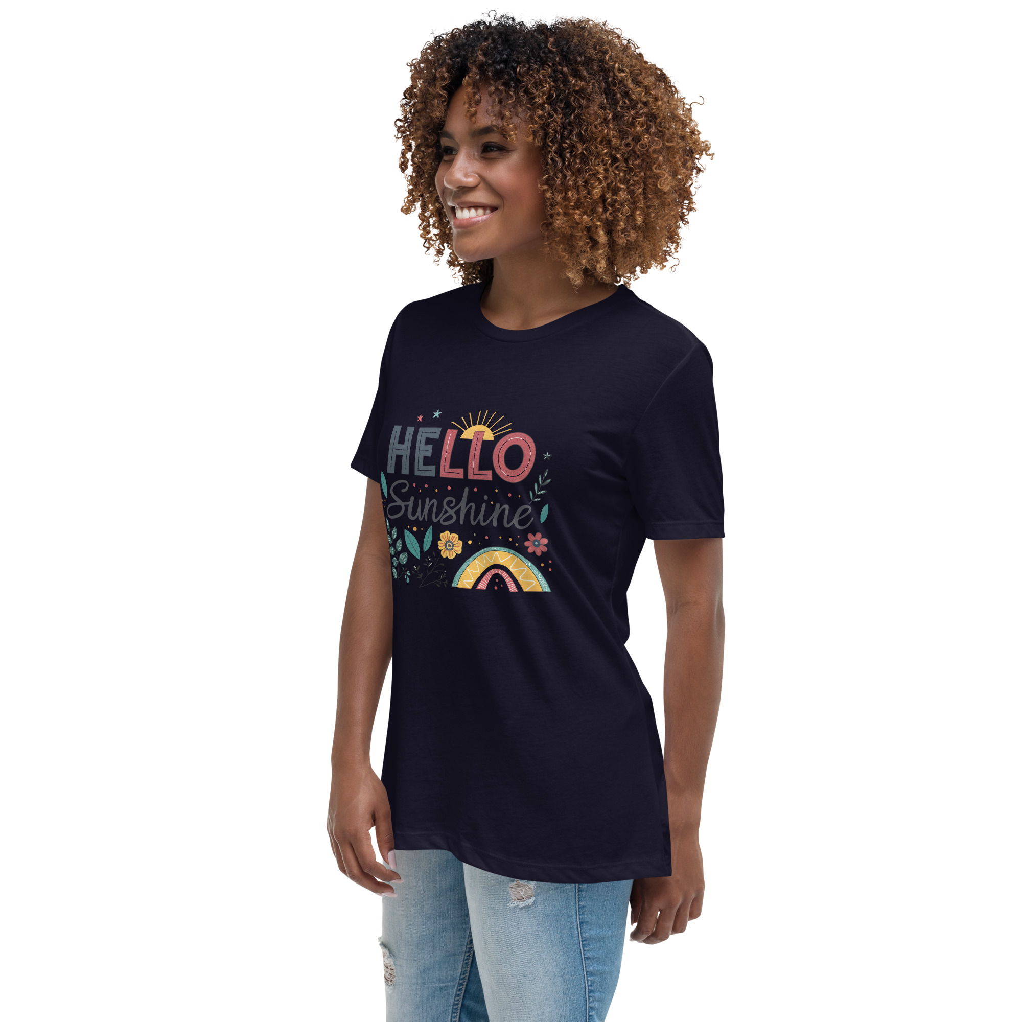womens-relaxed-t-shirt-navy-left-front-68346d1a1bb62.jpg Sunshine Women's Relaxed T-Shirt