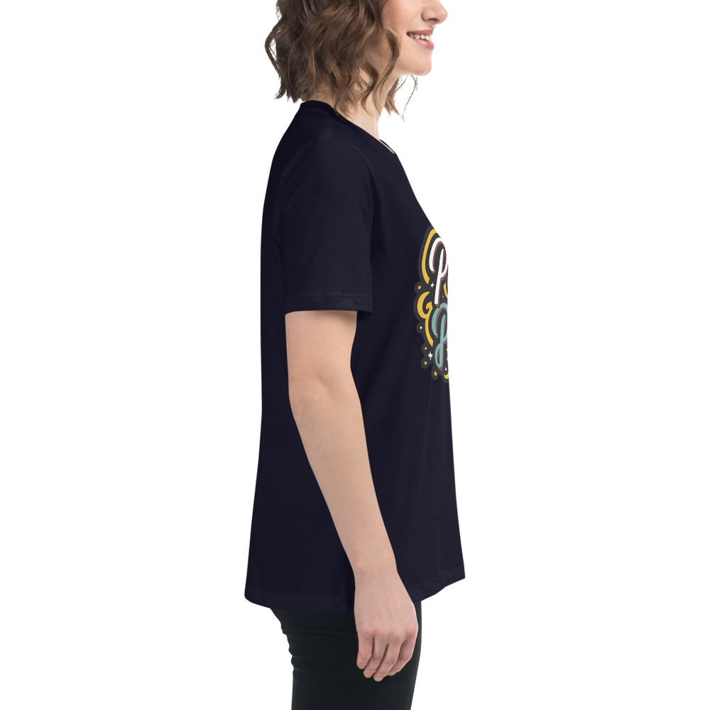 womens-relaxed-t-shirt-navy-right-6832e1e782117.jpg Papa ki Pari Women's Relaxed T-Shirt