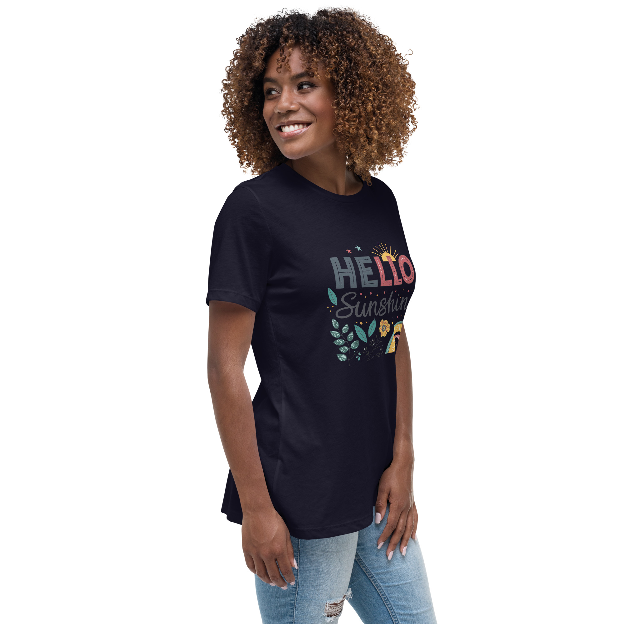 womens-relaxed-t-shirt-navy-right-front-68346d1a1c9c1.jpg Sunshine Women's Relaxed T-Shirt