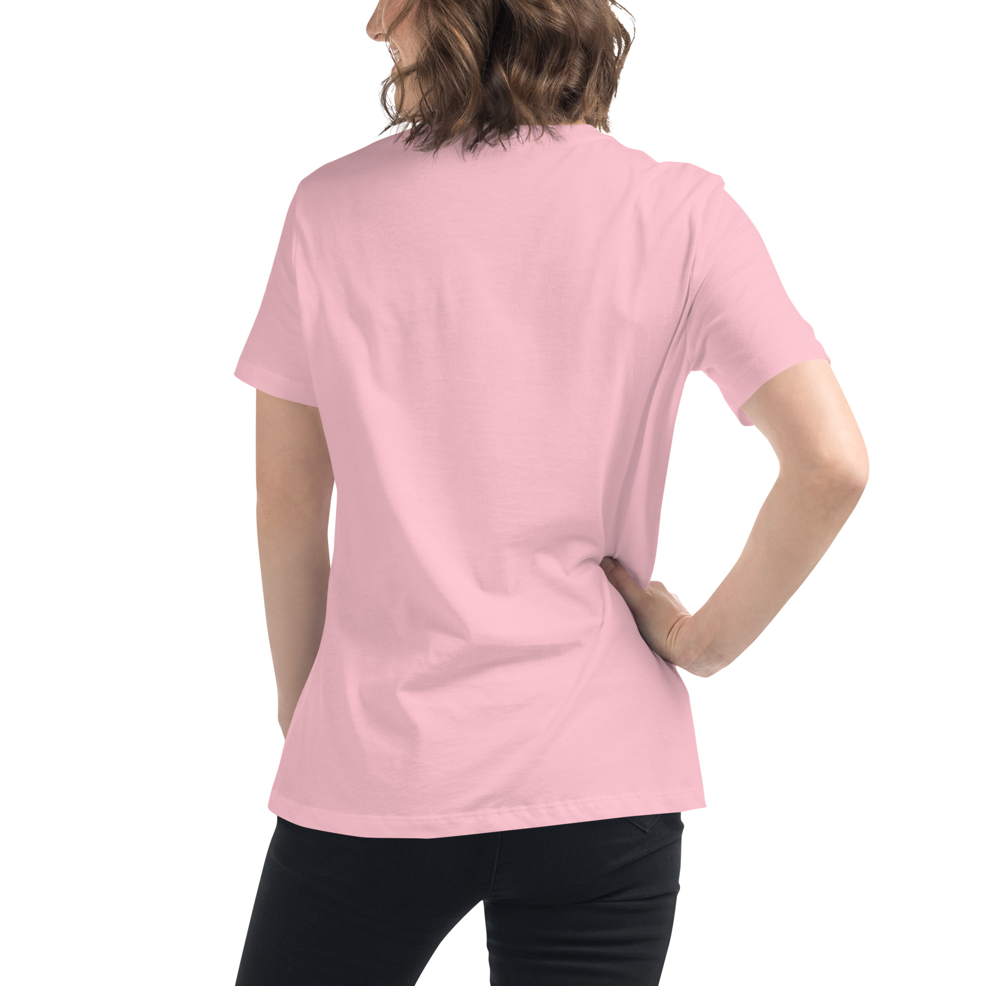 womens-relaxed-t-shirt-pink-back-6832e30a5878a.jpg Don't Mess Women's Relaxed T-Shirt