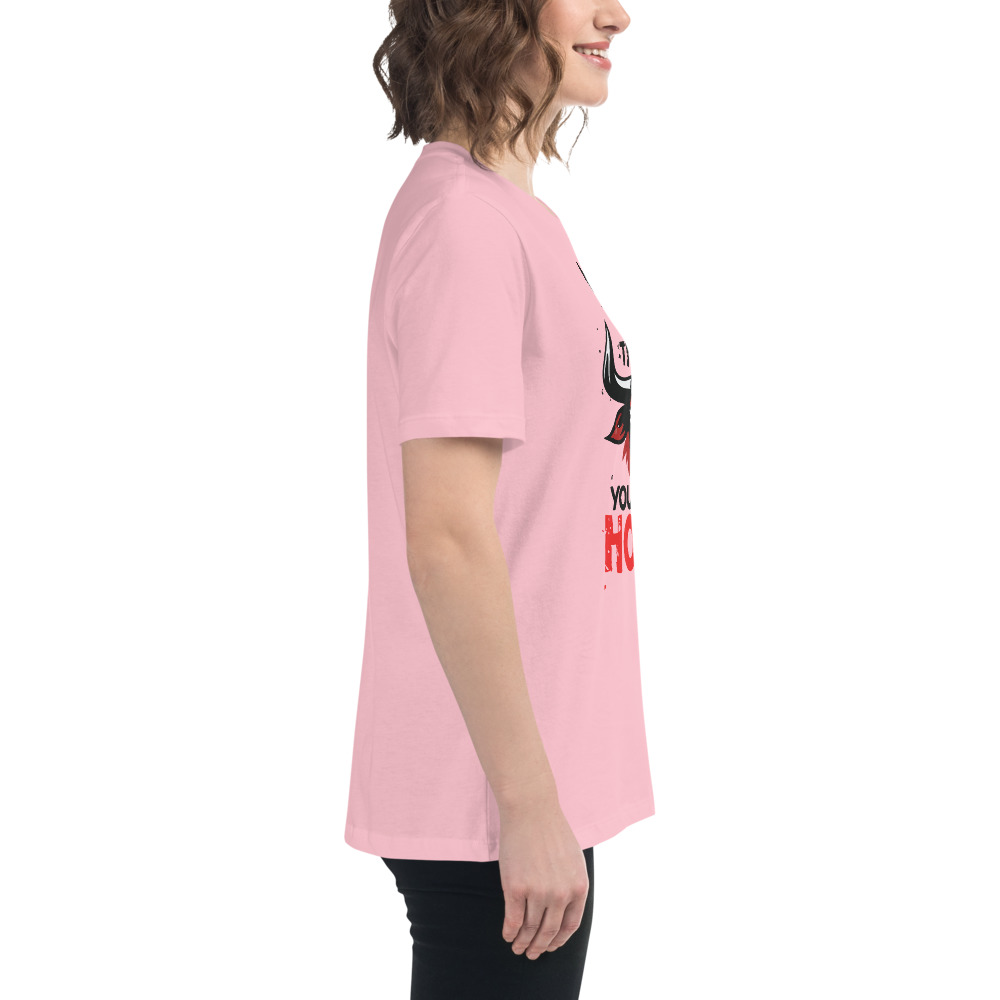 womens-relaxed-t-shirt-pink-right-6832e30a55691.jpg Don't Mess Women's Relaxed T-Shirt