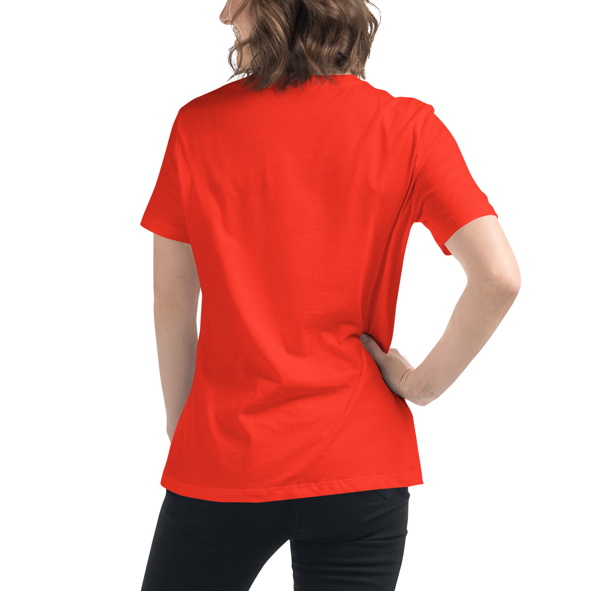 womens-relaxed-t-shirt-poppy-back-68346f2e583f2.jpg Beauty Brains Women's Relaxed T-Shirt