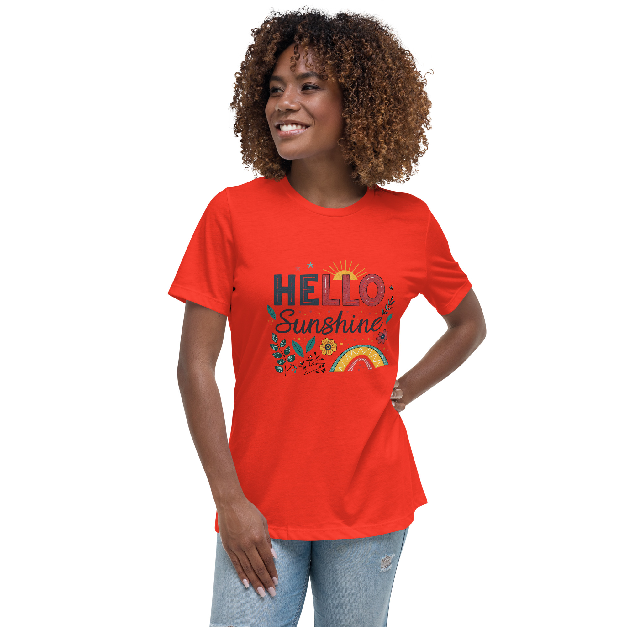 womens-relaxed-t-shirt-poppy-front-68346d1a28214.jpg Sunshine Women's Relaxed T-Shirt