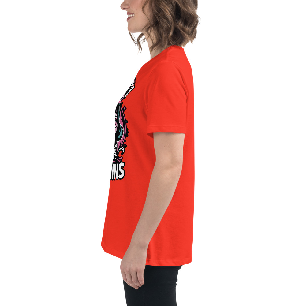 womens-relaxed-t-shirt-poppy-left-68346f2e50a32.jpg Beauty Brains Women's Relaxed T-Shirt