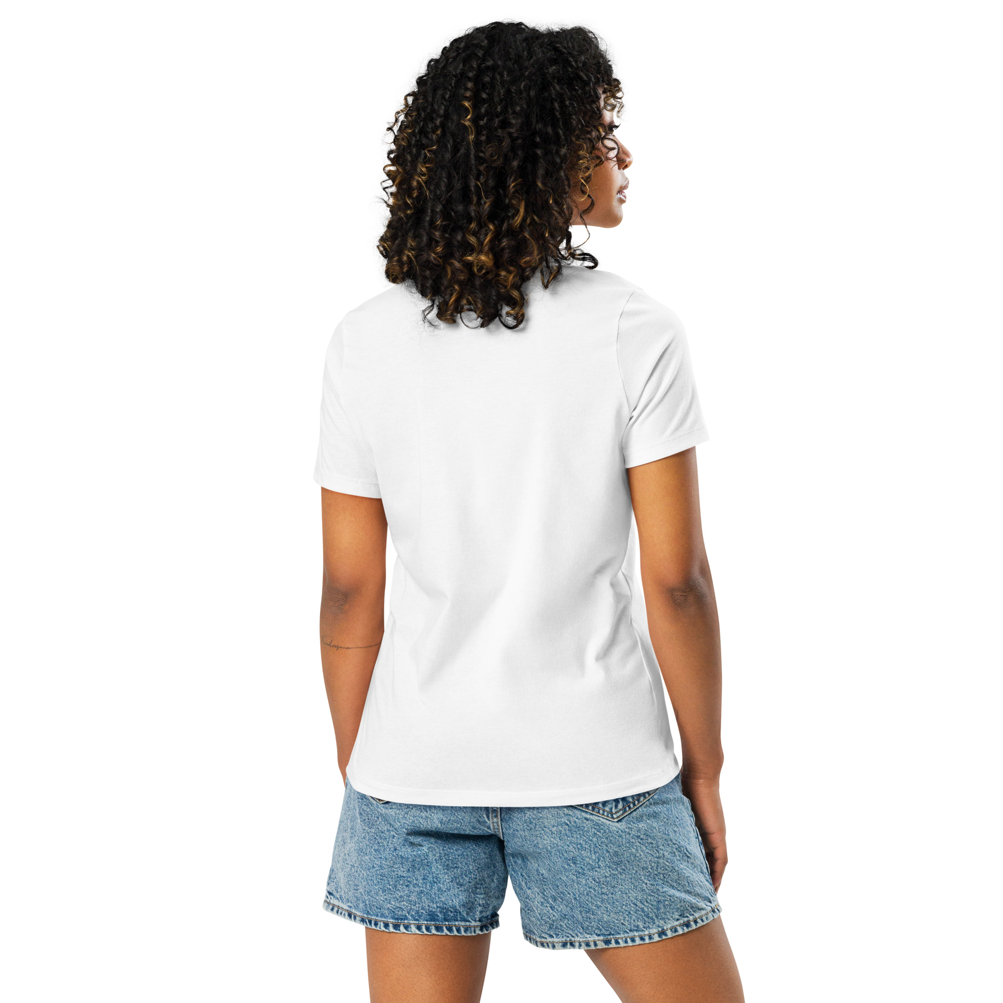 womens-relaxed-t-shirt-white-back-6832e24c898fd.jpg Chicka Girl Women's Relaxed T-Shirt