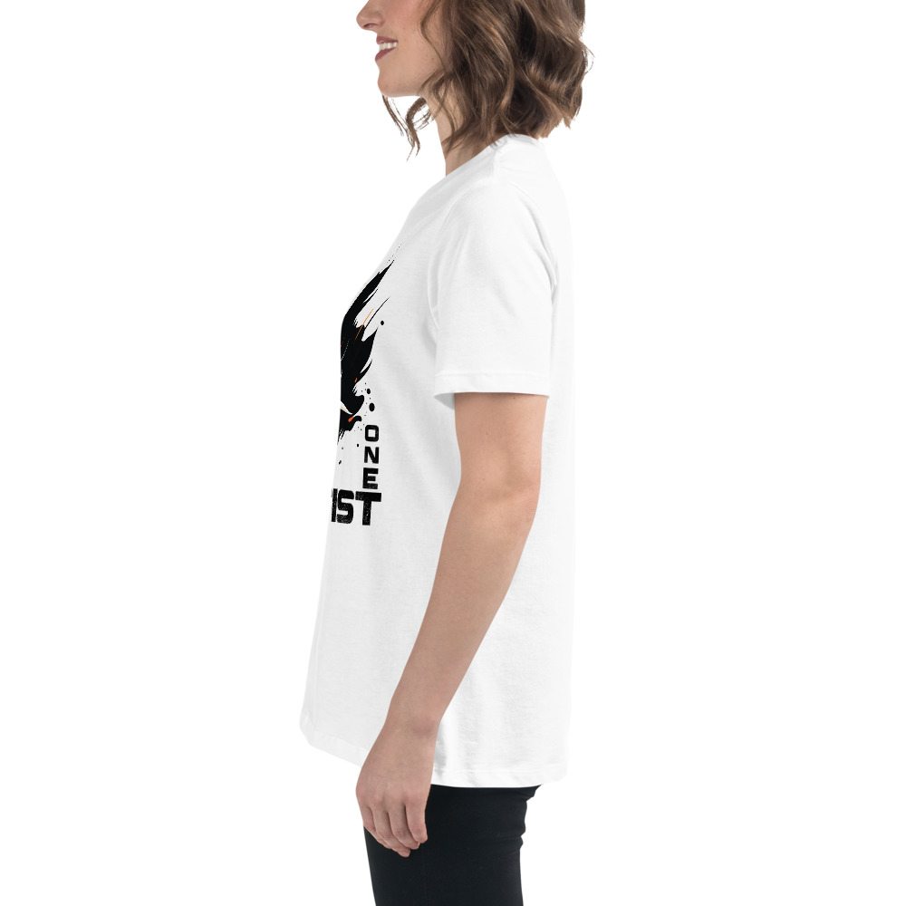 womens-relaxed-t-shirt-white-left-6832e17d66255.jpg Artist One Women's Relaxed T-Shirt