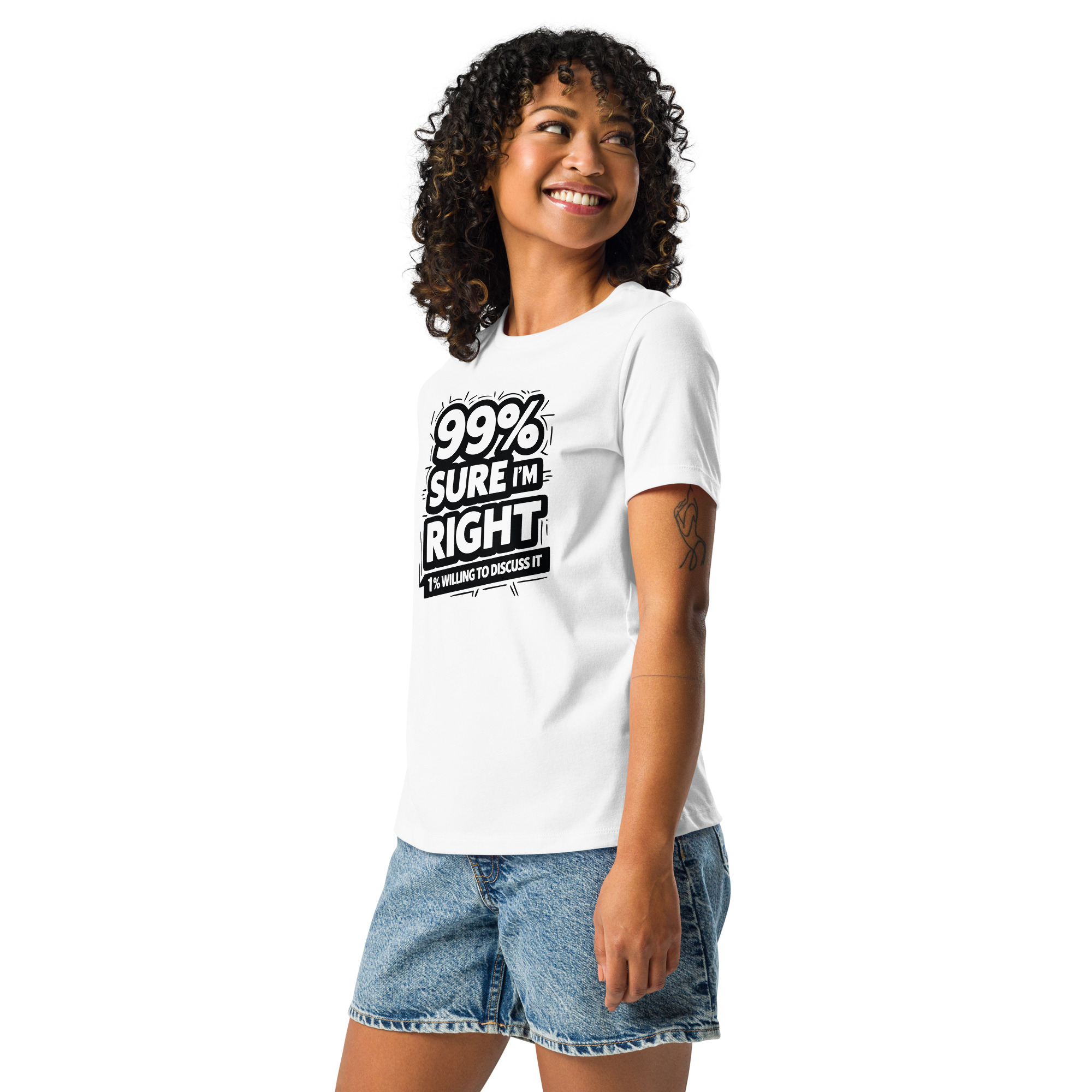 womens-relaxed-t-shirt-white-left-front-68346b60881b4.jpg 99% Right Women's Relaxed T-Shirt