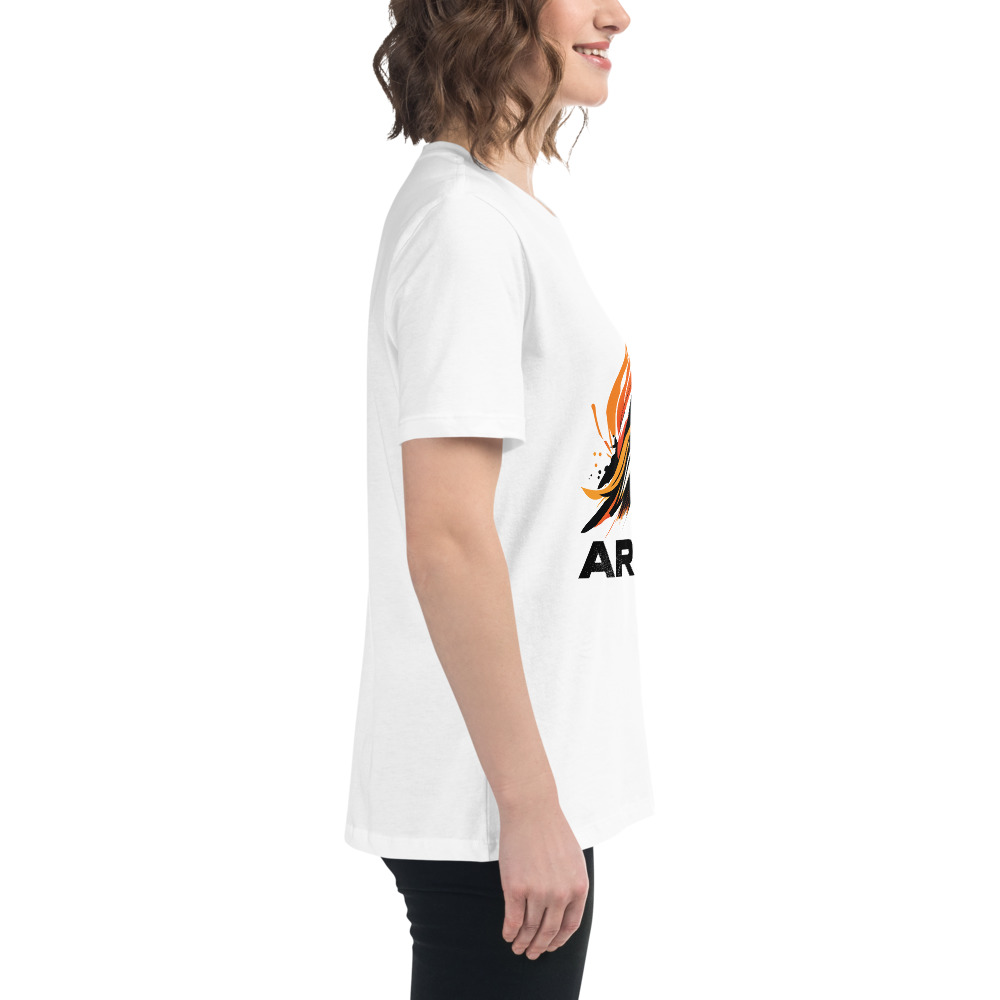 womens-relaxed-t-shirt-white-right-6832e17d6ab57.jpg Artist One Women's Relaxed T-Shirt