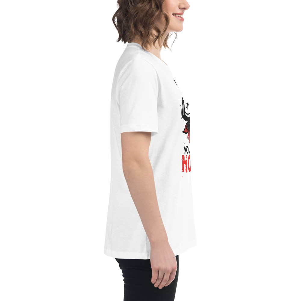 womens-relaxed-t-shirt-white-right-6832e30a6a680.jpg Don't Mess Women's Relaxed T-Shirt