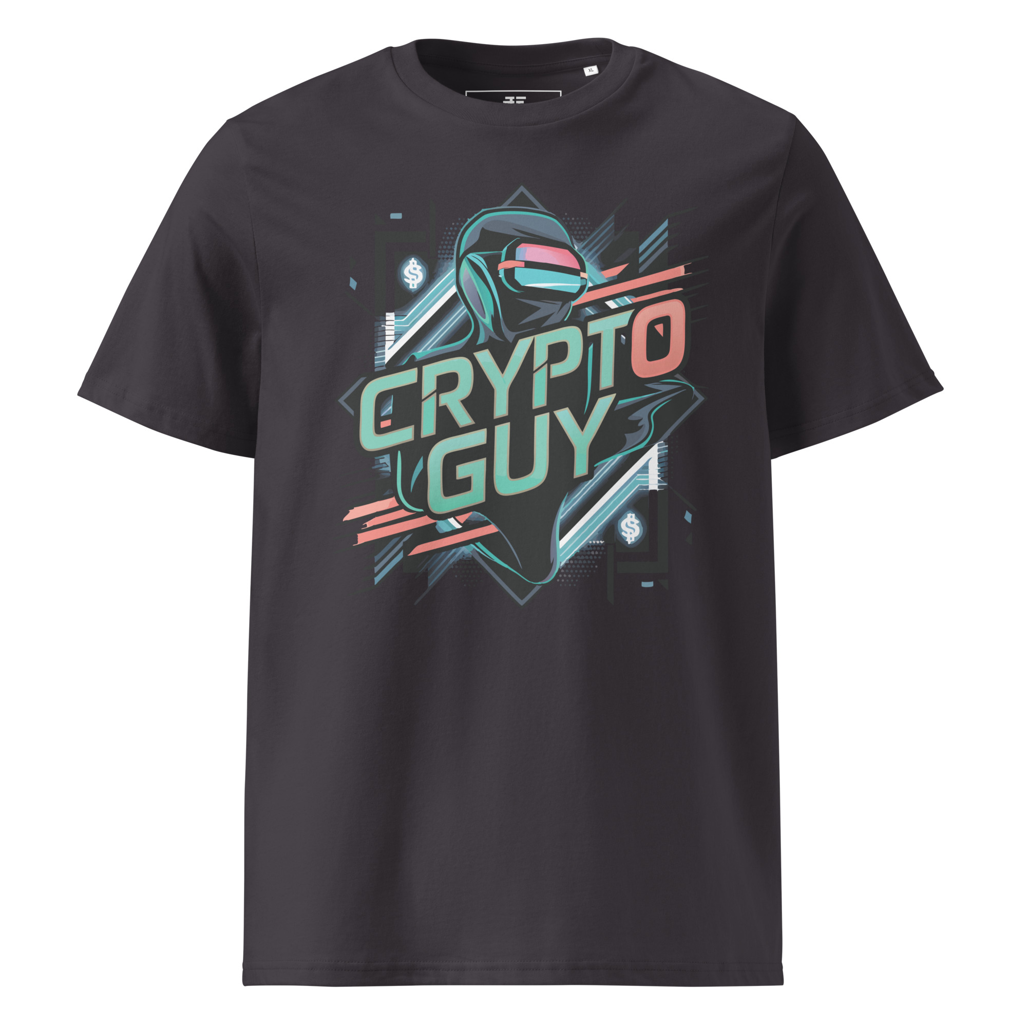unisex-organic-cotton-t-shirt-anthracite-front-6871d66498532.jpg Crypto Guy Unisex organic cotton t-shirt