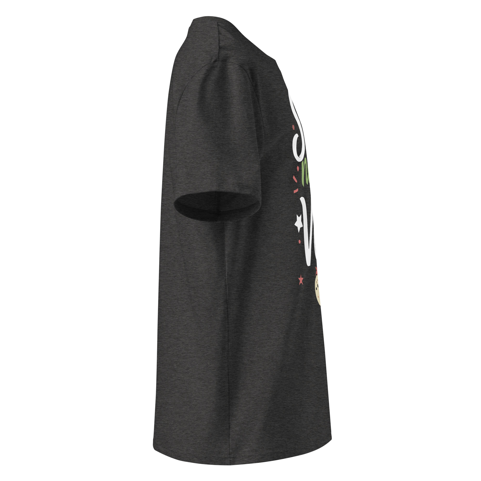 unisex-organic-cotton-t-shirt-dark-heather-grey-right-6871cf579fe0c.jpg No to Veg Unisex organic cotton t-shirt