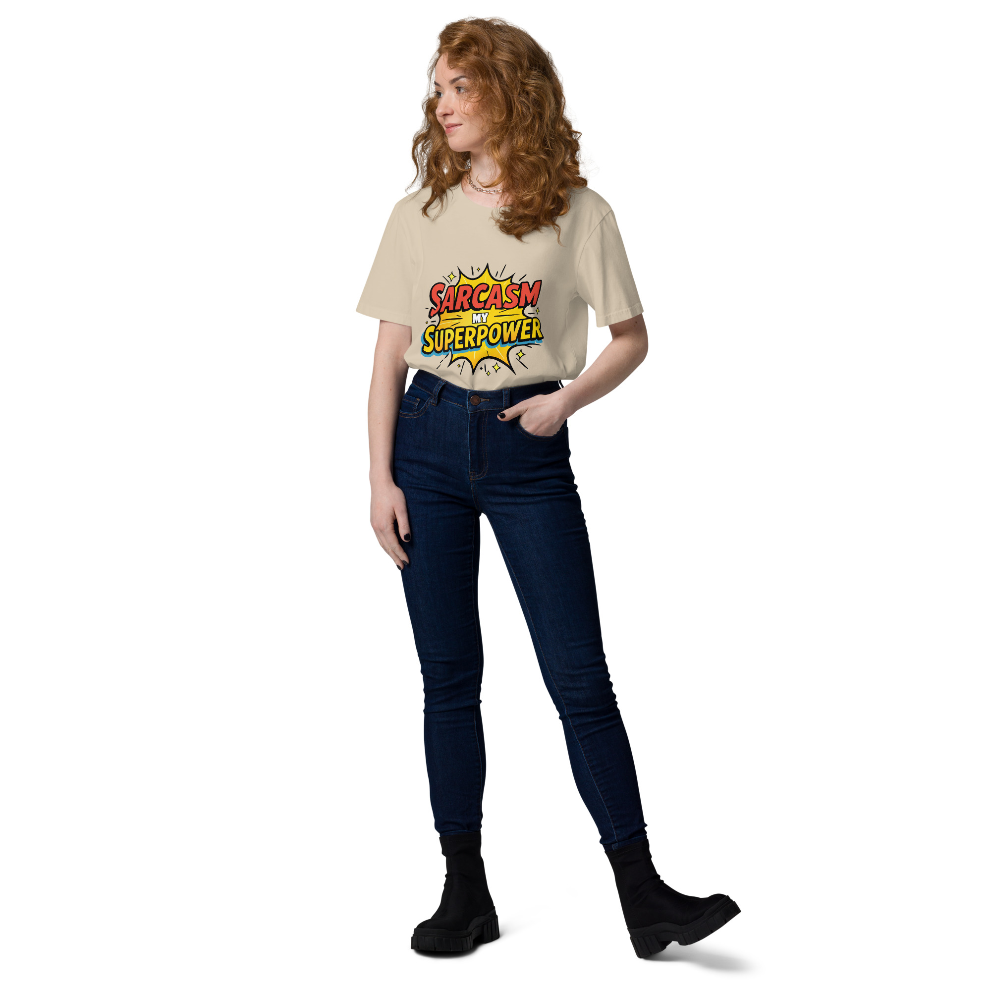 unisex-organic-cotton-t-shirt-desert-dust-front-2-6871d8cff062a.jpg Sarcasm Unisex organic cotton t-shirt
