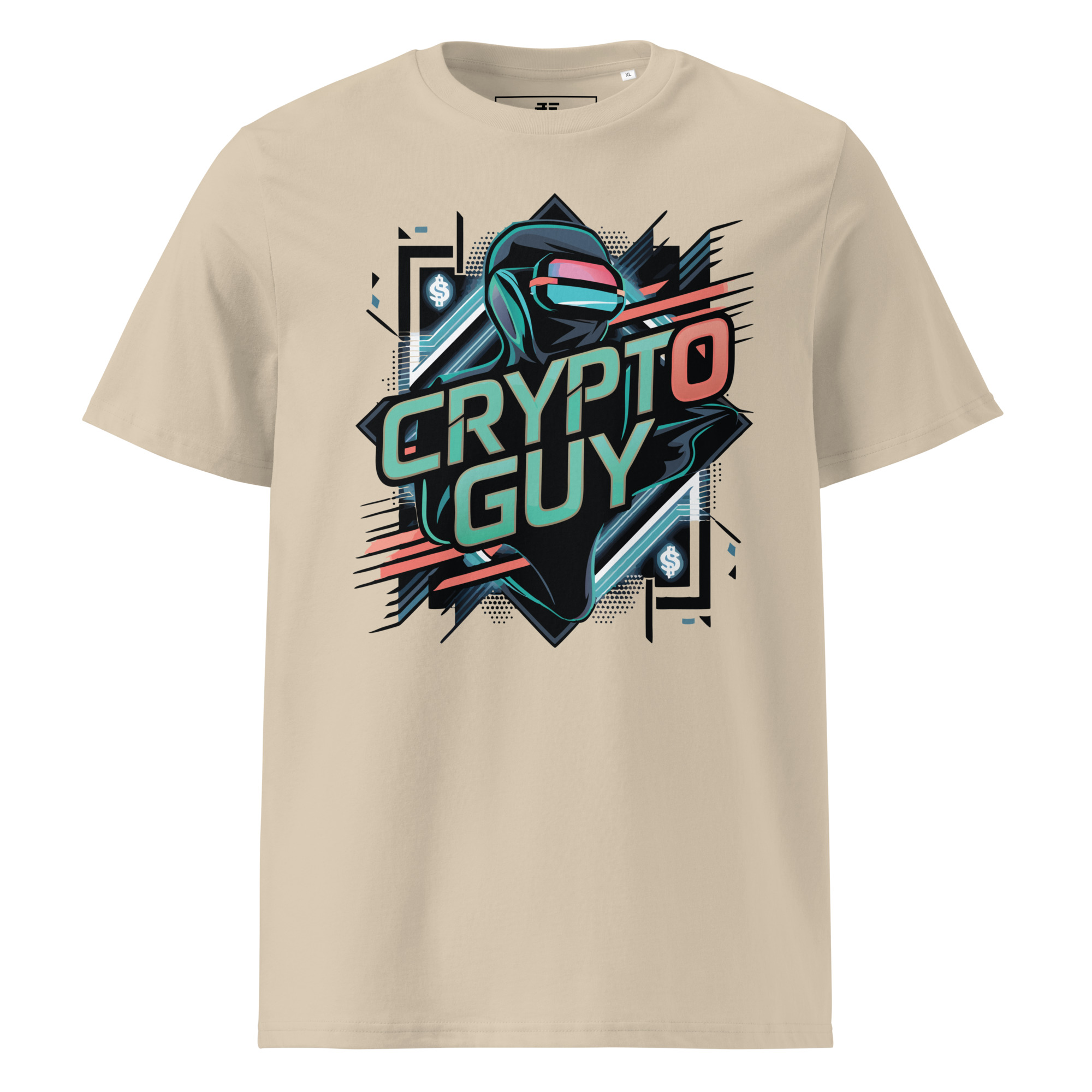 unisex-organic-cotton-t-shirt-desert-dust-front-6871d66509342.jpg Crypto Guy Unisex organic cotton t-shirt