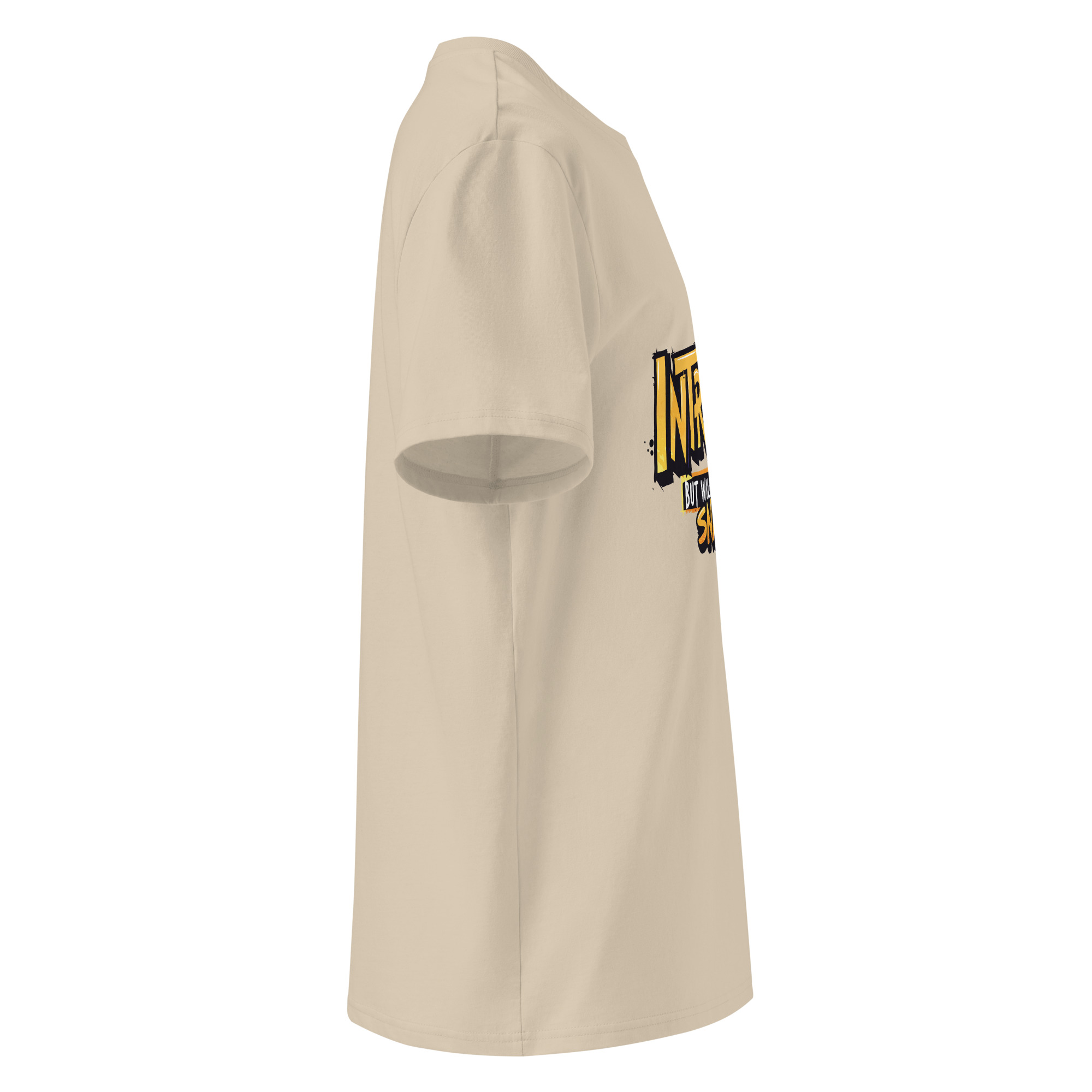 unisex-organic-cotton-t-shirt-desert-dust-right-6871d53207bdc.jpg Introvert Unisex organic cotton t-shirt