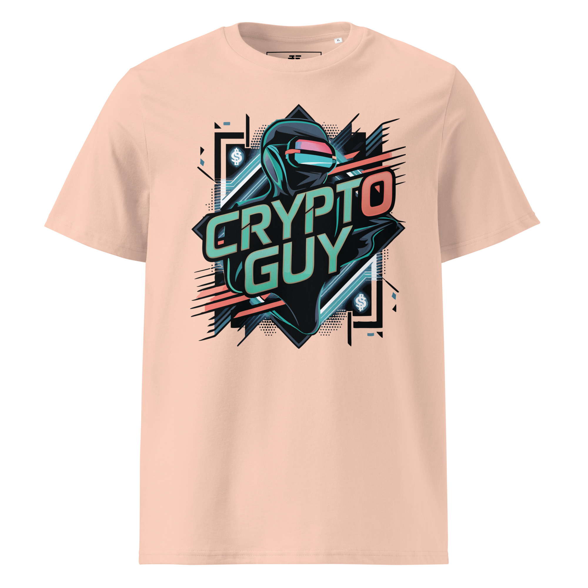 unisex-organic-cotton-t-shirt-fraiche-peche-front-6871d66521791.jpg Crypto Guy Unisex organic cotton t-shirt