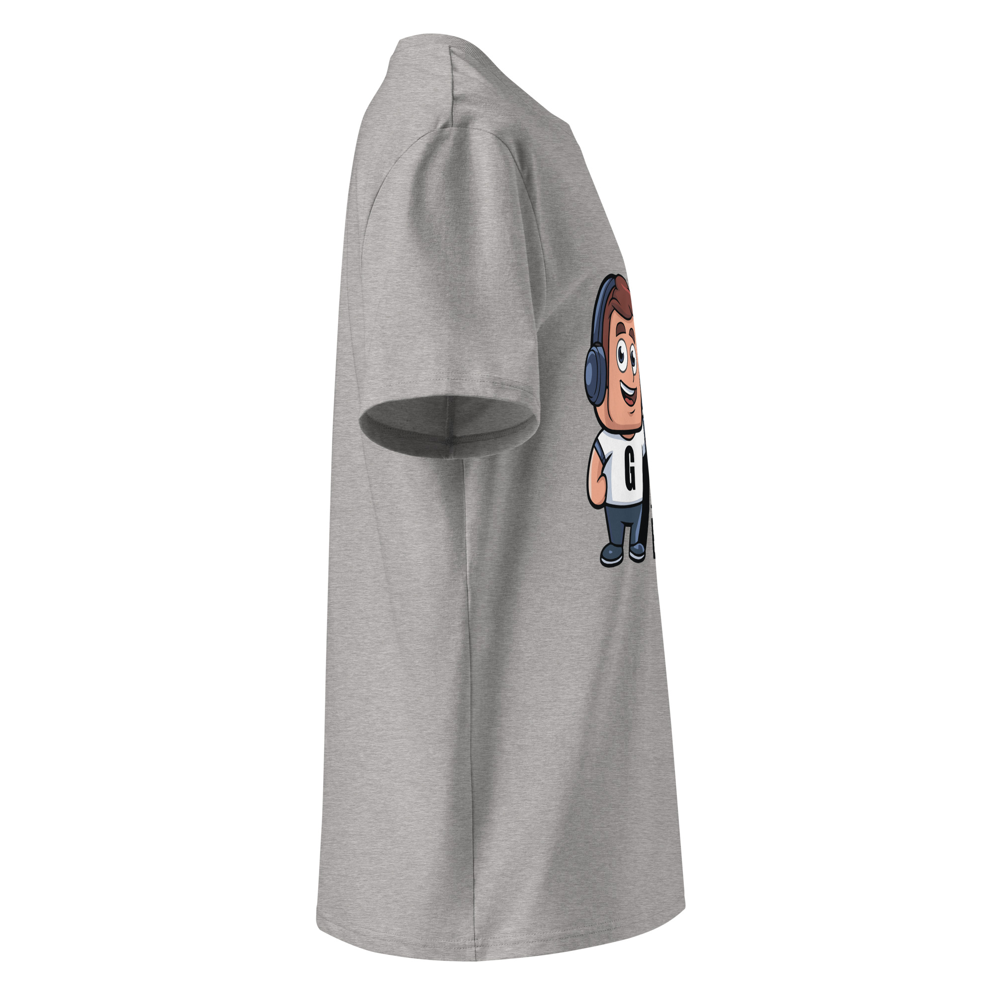 unisex-organic-cotton-t-shirt-heather-grey-right-6871d03b5d22e.jpg Gamer Unisex organic cotton t-shirt