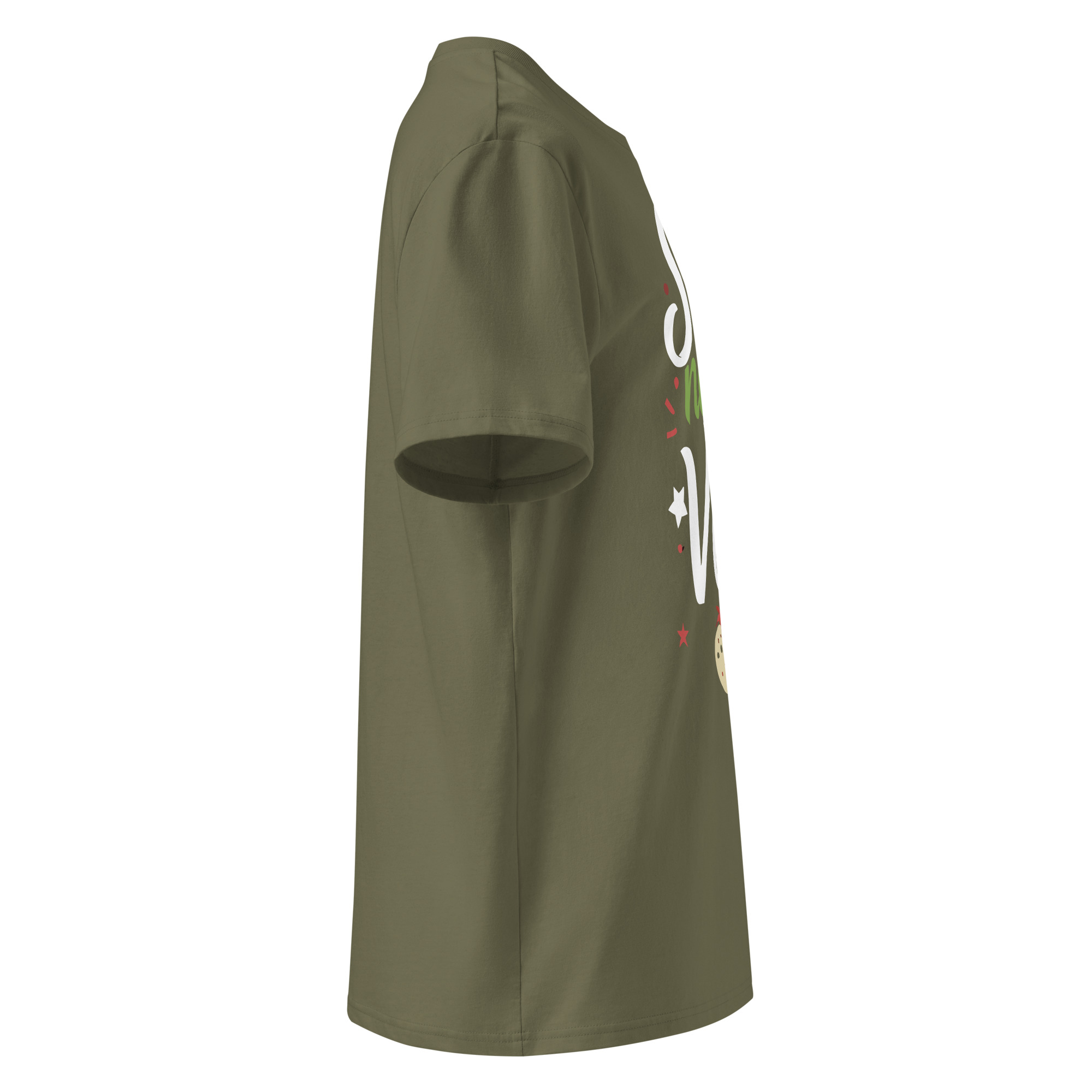 unisex-organic-cotton-t-shirt-khaki-right-6871cf5805394.jpg No to Veg Unisex organic cotton t-shirt