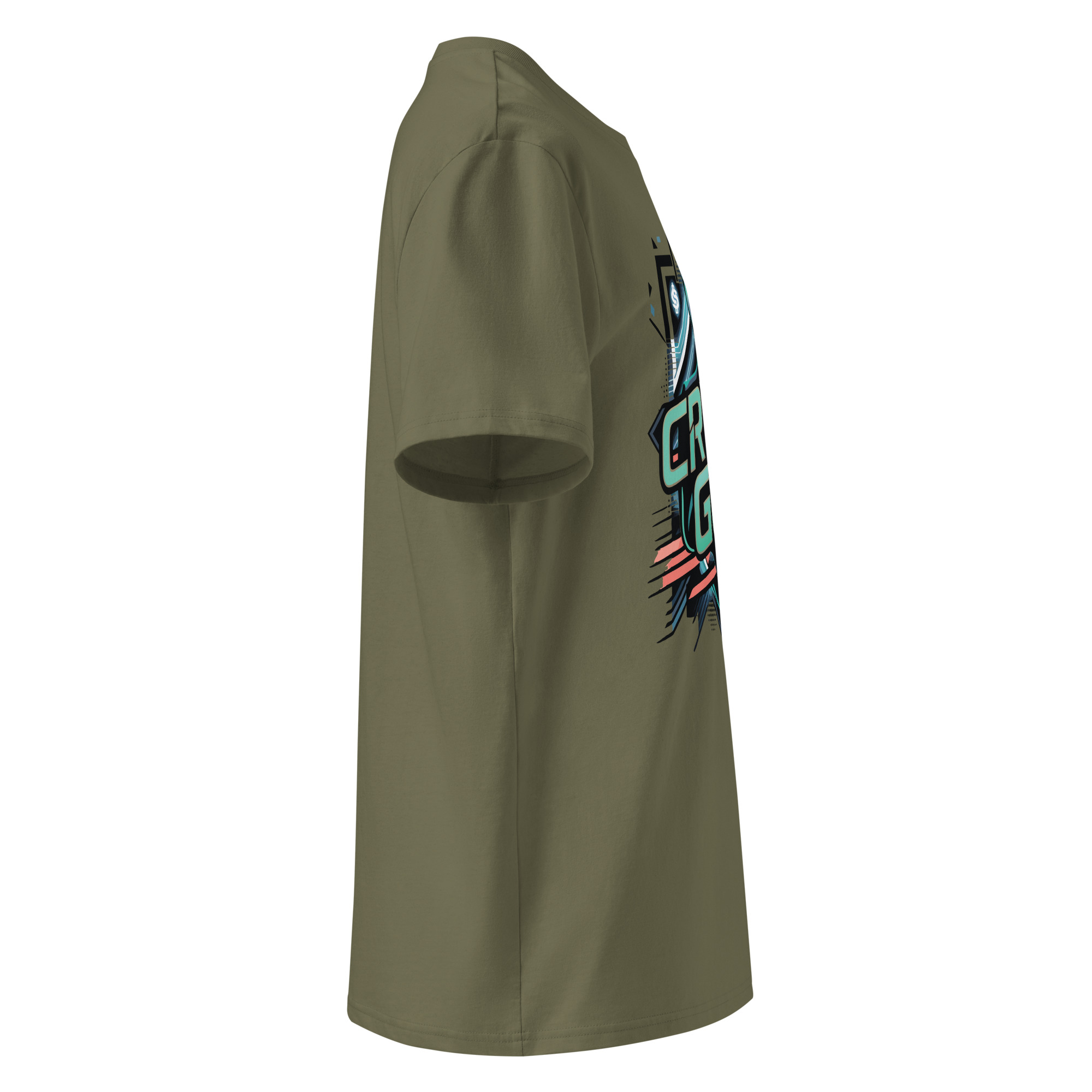 unisex-organic-cotton-t-shirt-khaki-right-6871d664c704d.jpg Crypto Guy Unisex organic cotton t-shirt