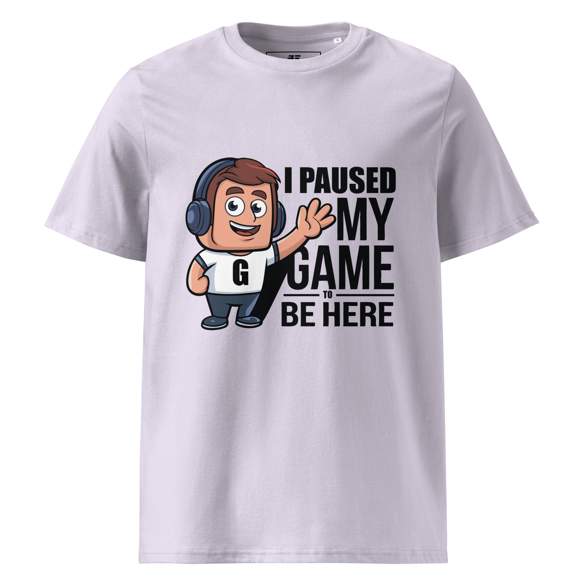 unisex-organic-cotton-t-shirt-lavender-front-6871d03b9a13d.jpg Gamer Unisex organic cotton t-shirt