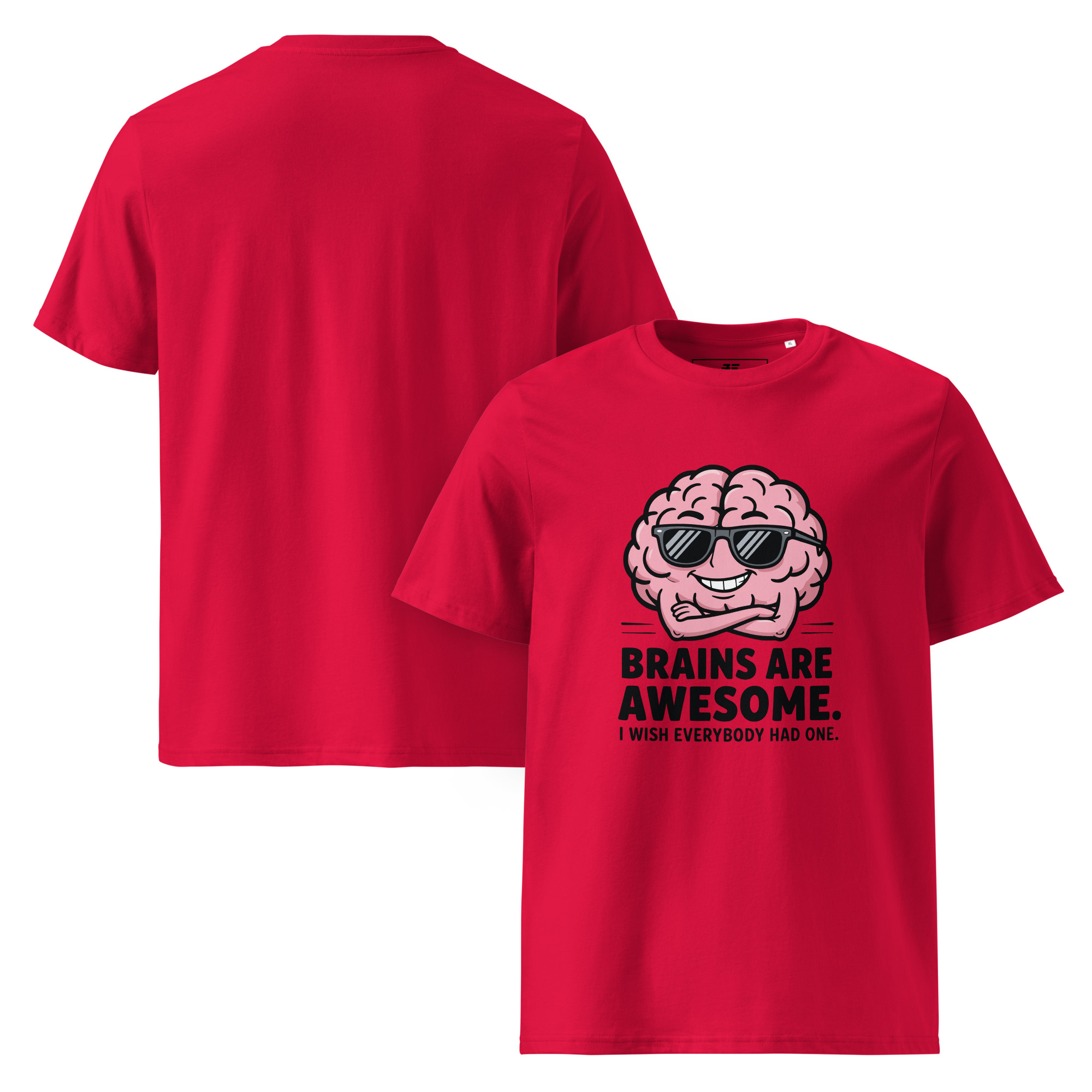 Awsome Brain Unisex organic cotton t-shirt