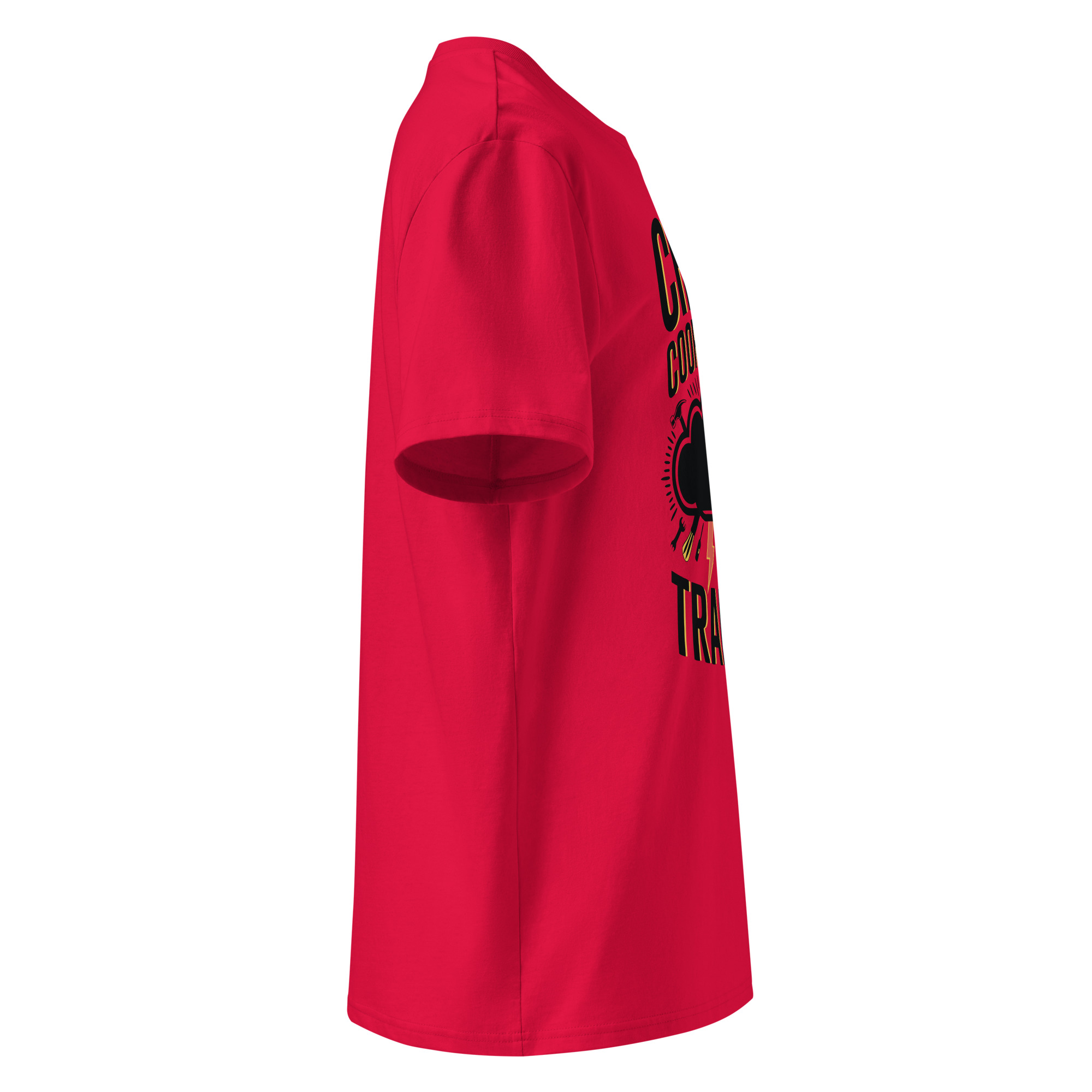 unisex-organic-cotton-t-shirt-red-right-6871d3007e51c.jpg Chaos Unisex organic cotton t-shirt