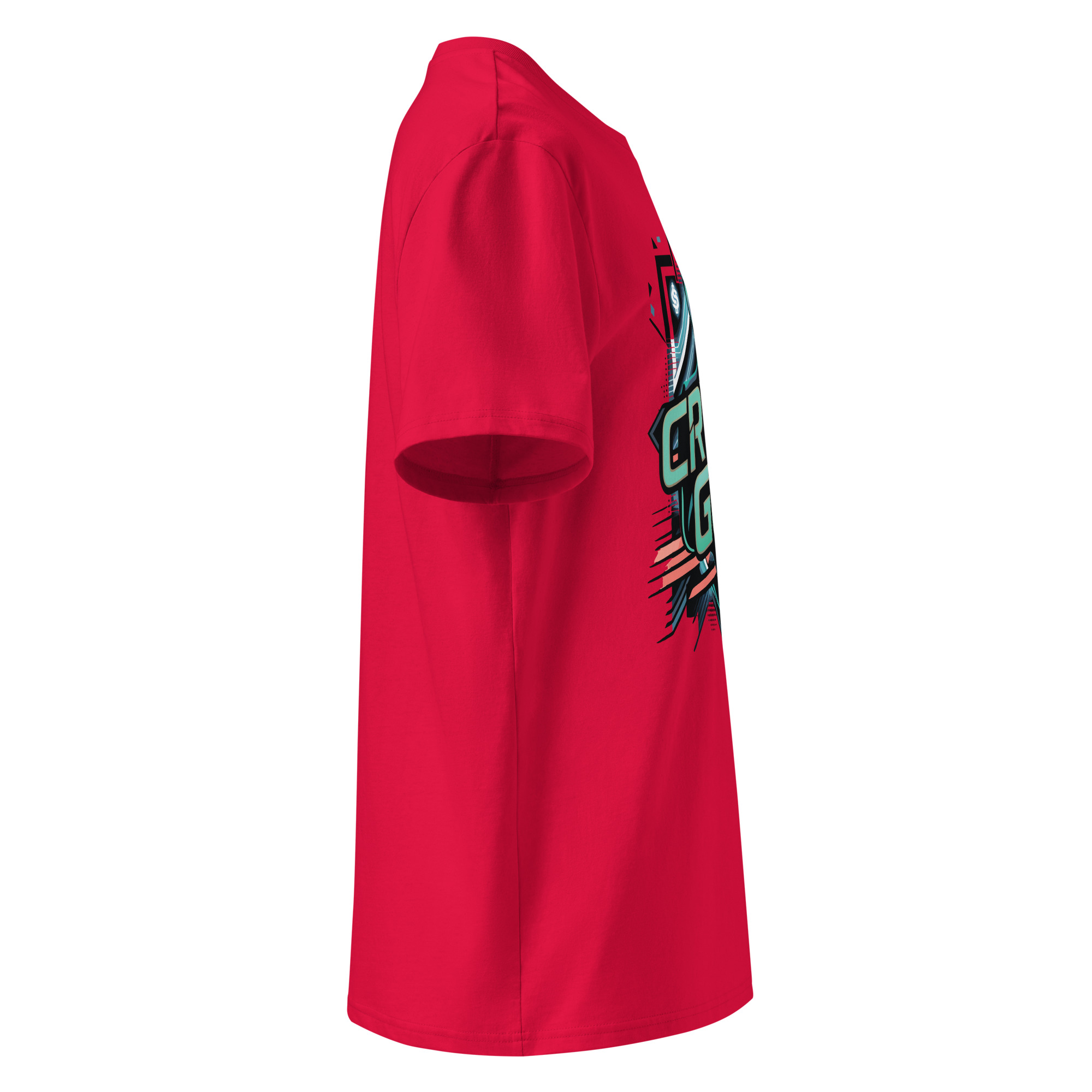 unisex-organic-cotton-t-shirt-red-right-6871d664a9186.jpg Crypto Guy Unisex organic cotton t-shirt