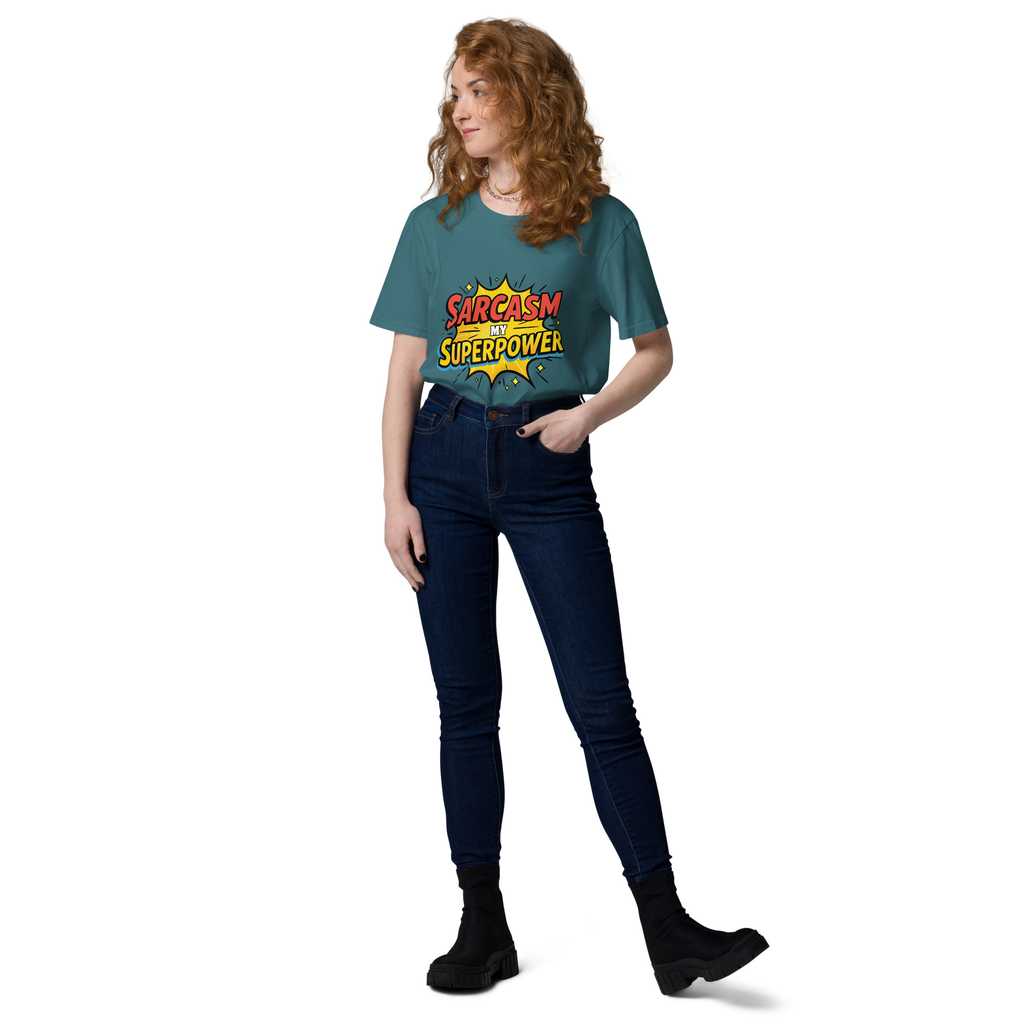 unisex-organic-cotton-t-shirt-stargazer-front-2-6871d8cfb576f.jpg Sarcasm Unisex organic cotton t-shirt