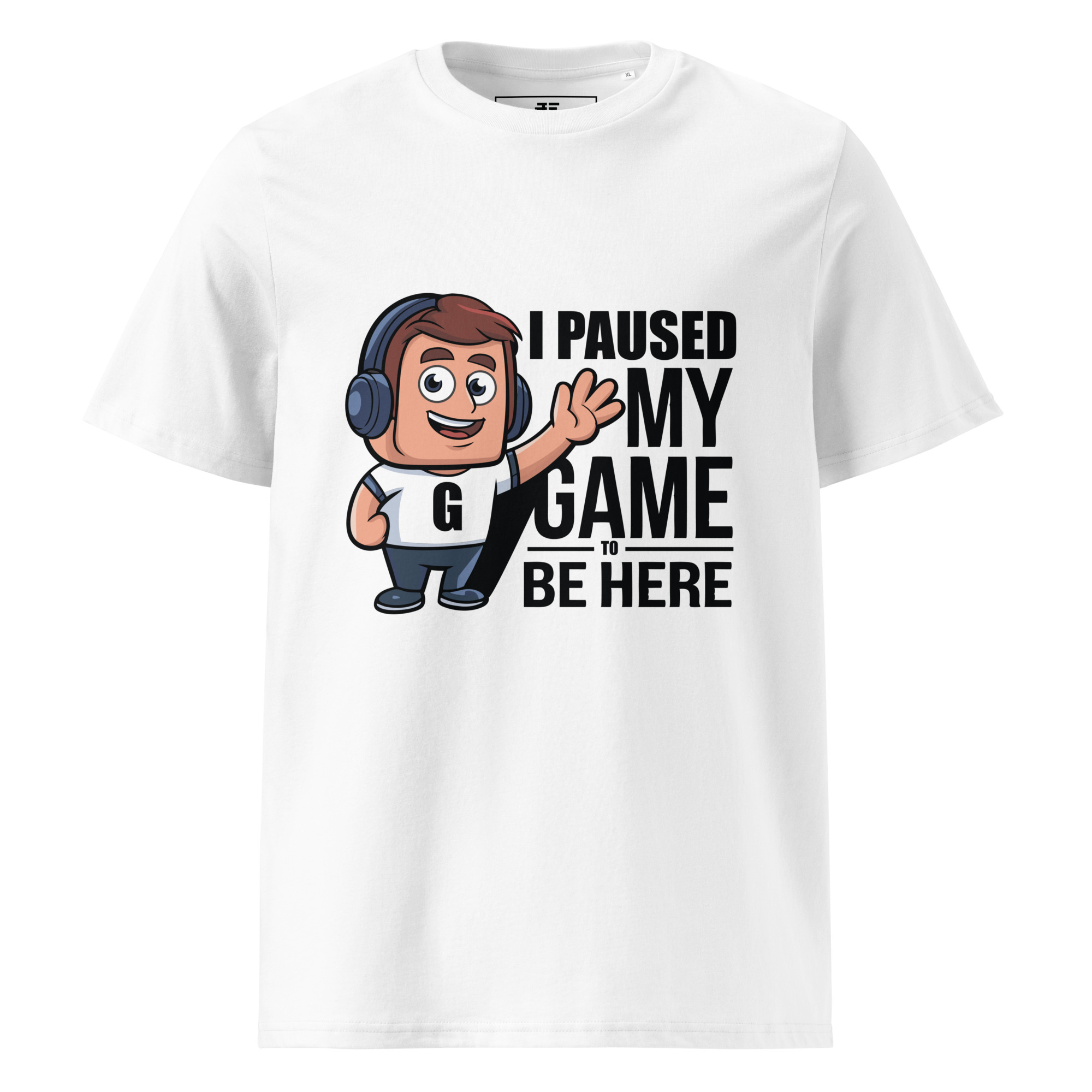 unisex-organic-cotton-t-shirt-white-front-6871d03bae7bb.jpg Gamer Unisex organic cotton t-shirt