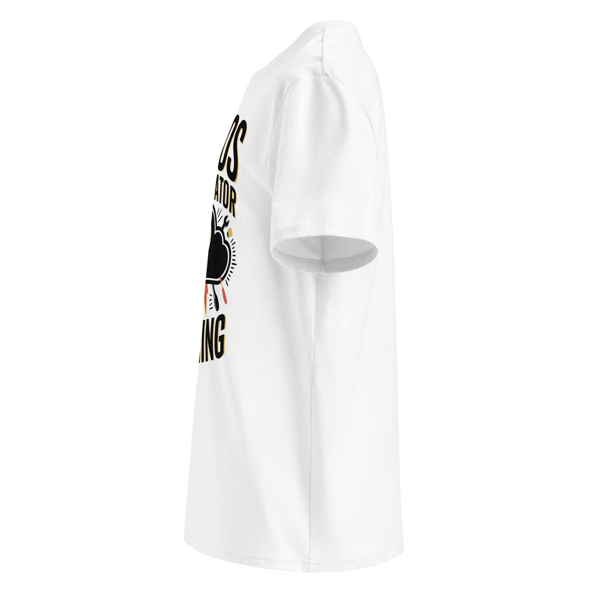 unisex-organic-cotton-t-shirt-white-left-6871d301028a9.jpg Chaos Unisex organic cotton t-shirt