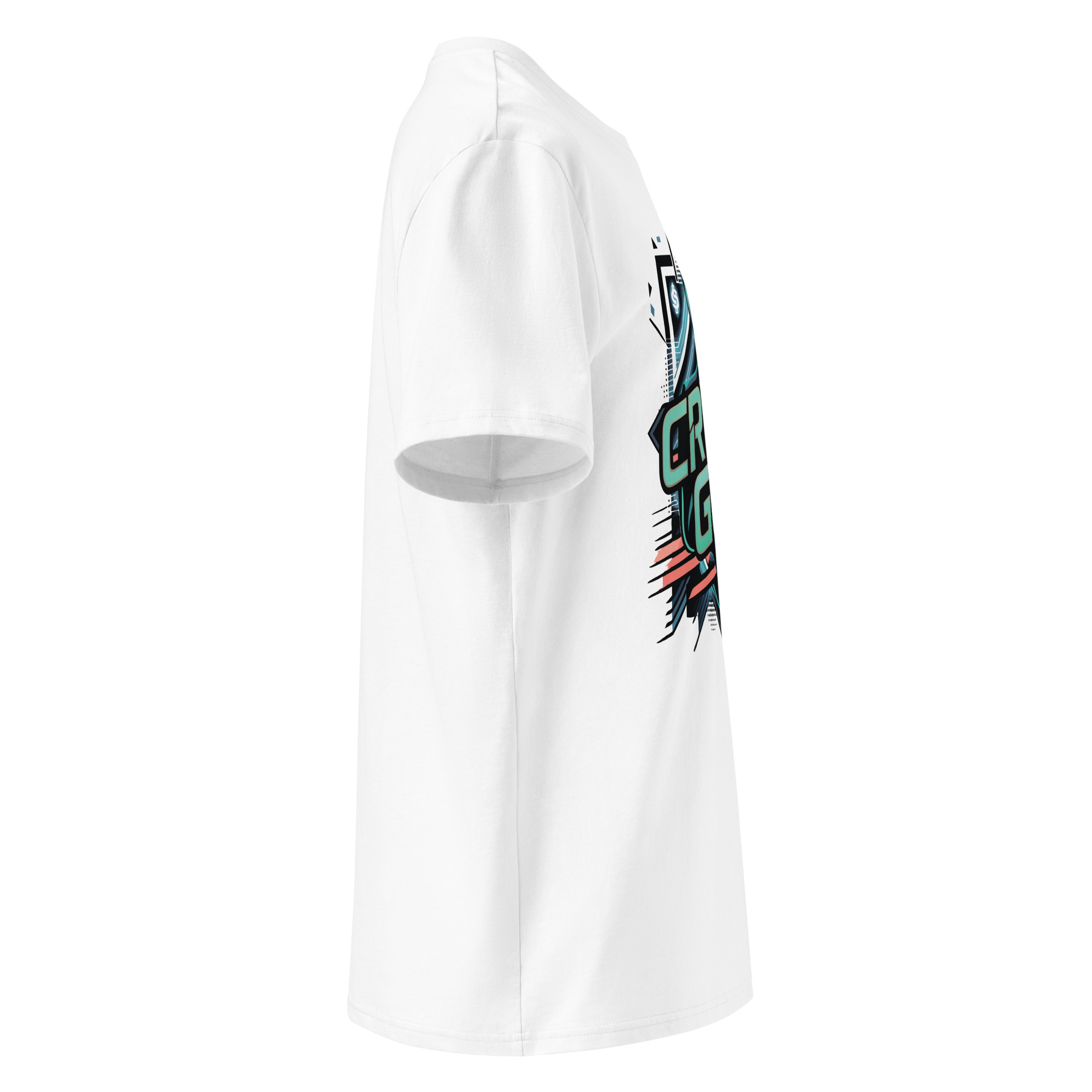 unisex-organic-cotton-t-shirt-white-right-6871d66593854.jpg Crypto Guy Unisex organic cotton t-shirt